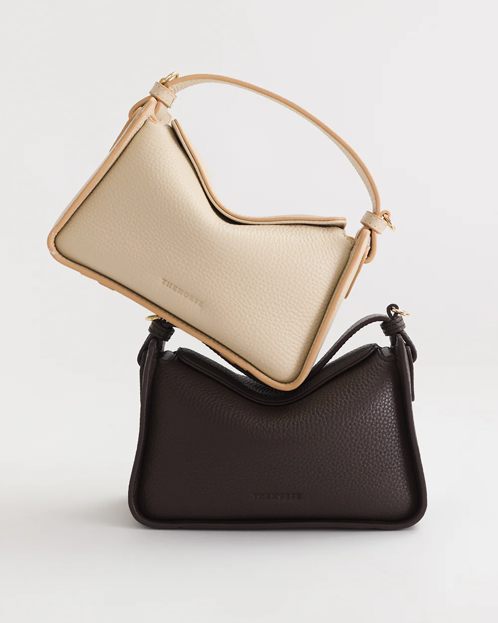 Mini Clementine Bag: Oat with Gold - Image 13